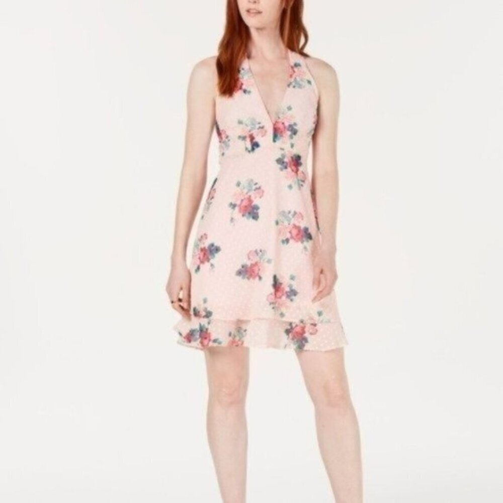 NWT 19 COOPER Floral Sleeveless V-Neck Dress